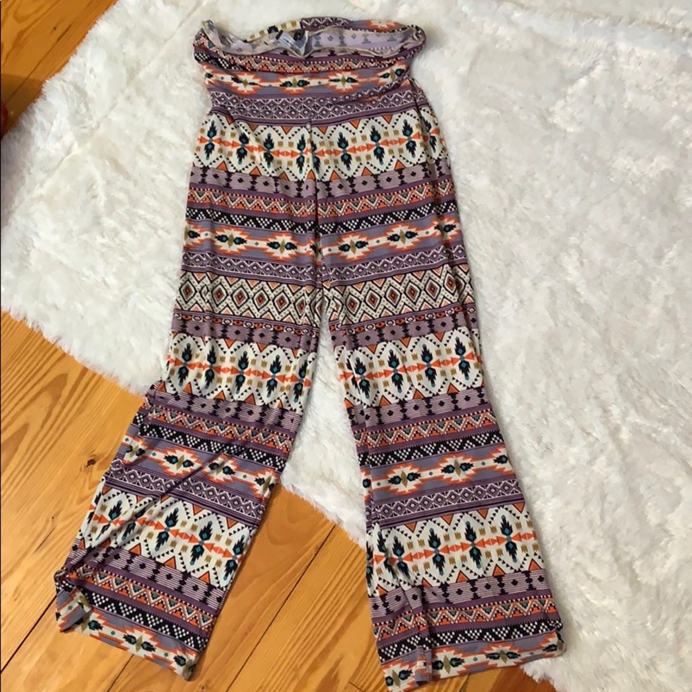 3/$15 Casual Fun Flowy Multi-Color Wide Leg Bottoms